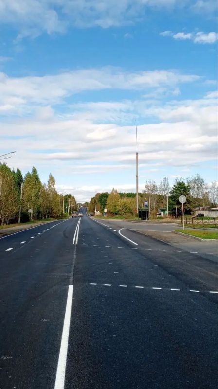 Дороги получают свежую разметку Дороги получают свежую разметку