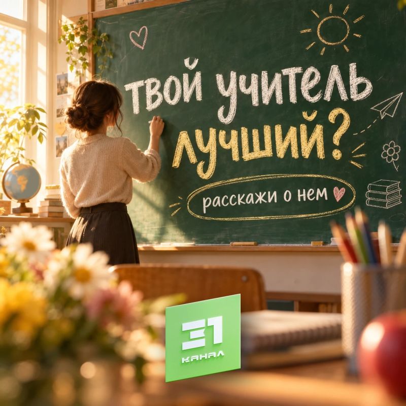 Конкурс 31 канала «Наш учитель самый лучший» продолжается Конкурс 31 канала «Наш учитель самый лучший» продолжается
