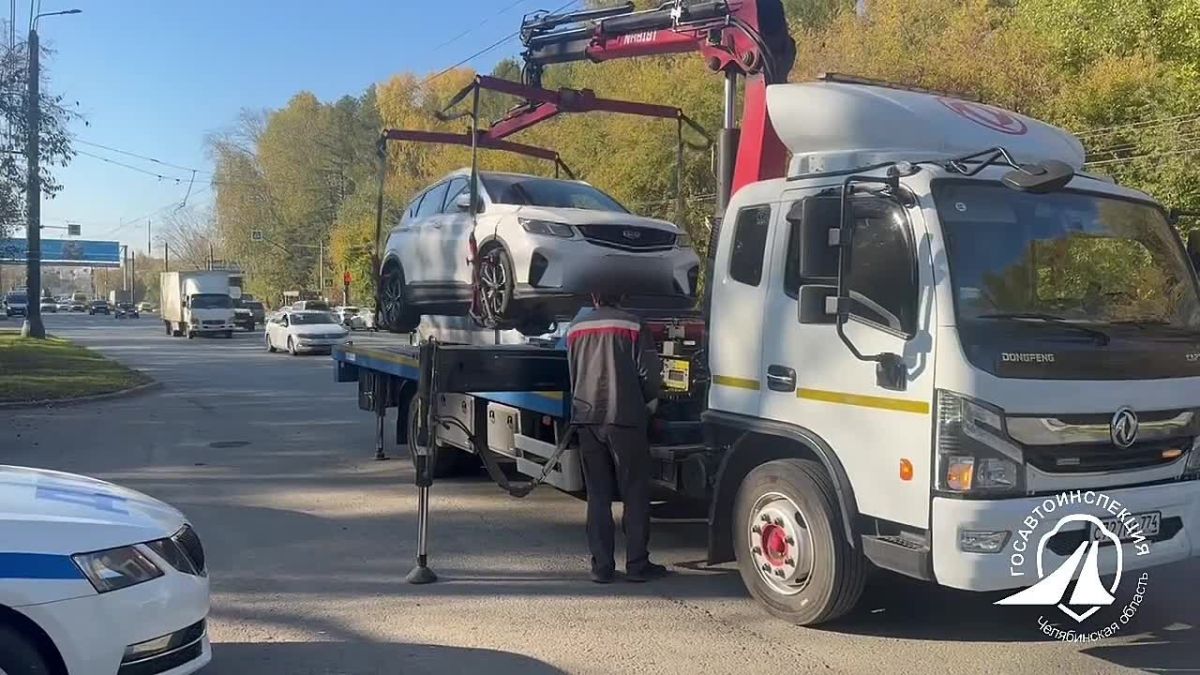 В Челябинске задержали автомобиль после 123 нарушений ПДД