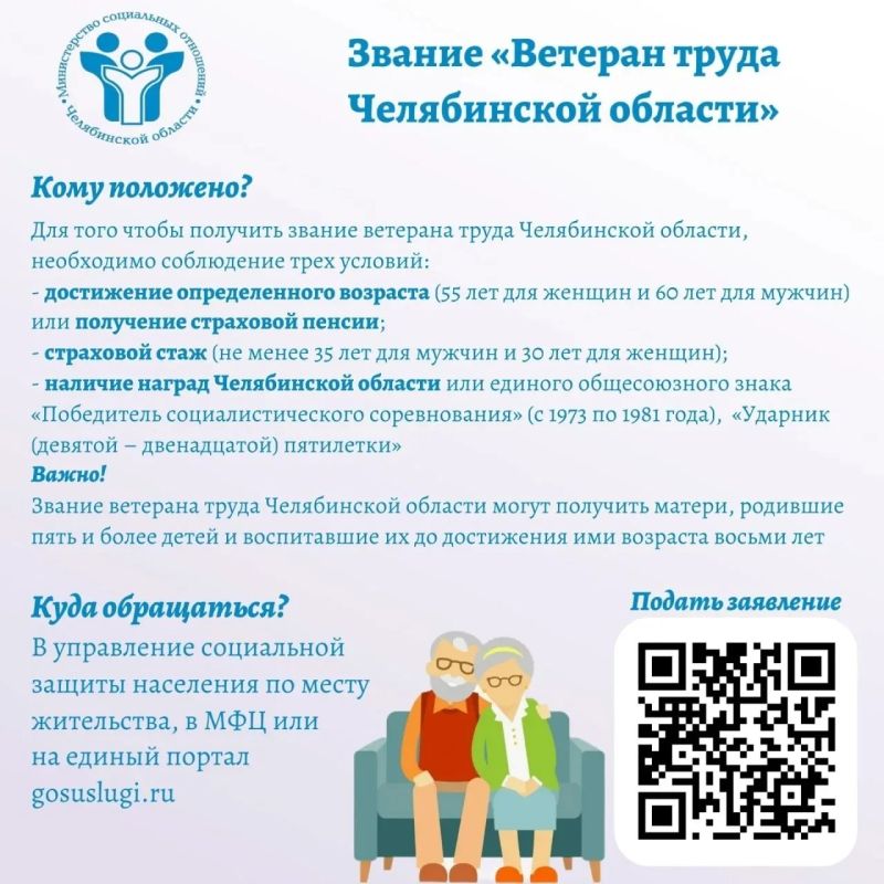 Продолжение карточек о мерах социальной поддержки пожилых людей в Челябинской области Продолжение карточек о мерах социальной поддержки пожилых людей в Челябинской области
