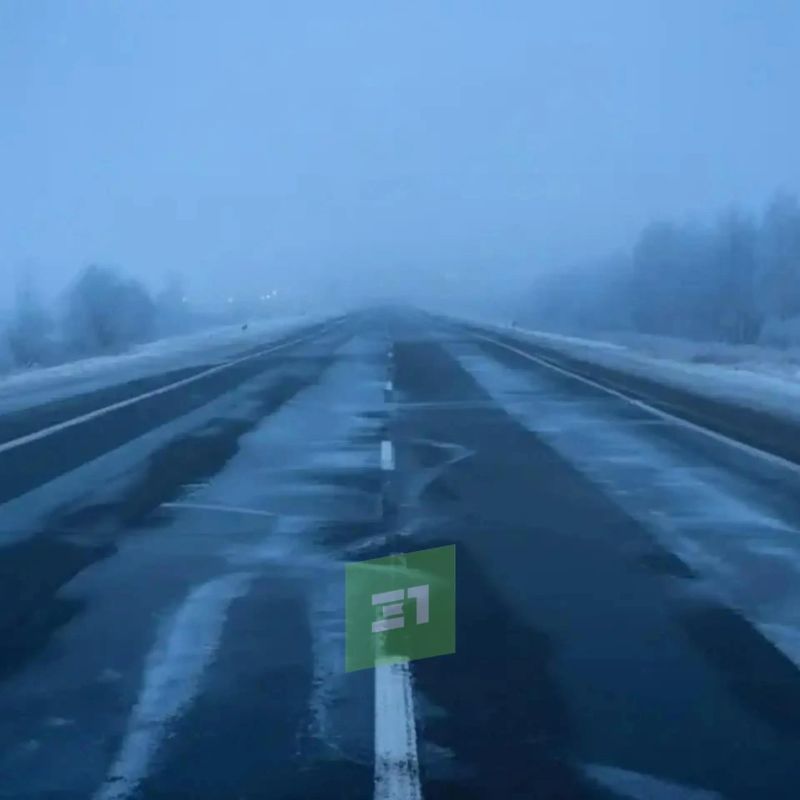 На М5 введены ограничения из-за снега и метелей