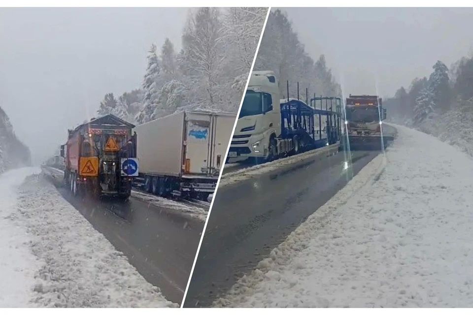 Больше 60 единиц дорожной техники Уралуправтодора работают над устранением последствий снегопада на федеральных трассах в Челябинской области