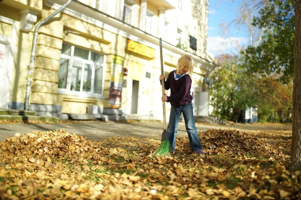 В Челябинске прошли осенние субботники