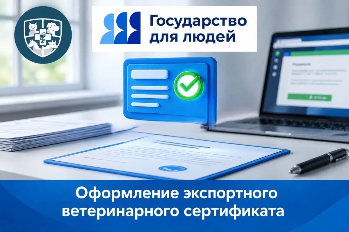 Экспортный ветеринарный сертификат теперь можно оформить дистанционно — через Госуслуги