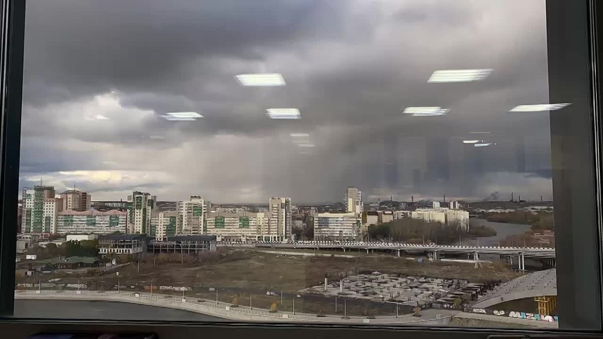 Динамичное небо сегодня над Челябинском