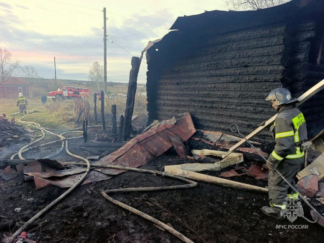 В Ашинском округе при пожаре погиб 74-летний мужчина