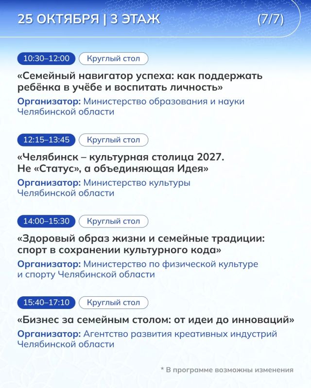 Программа VI Всероссийского открытого женского форума «Стальное кружево Урала» Программа VI Всероссийского открытого женского форума «Стальное кружево Урала»