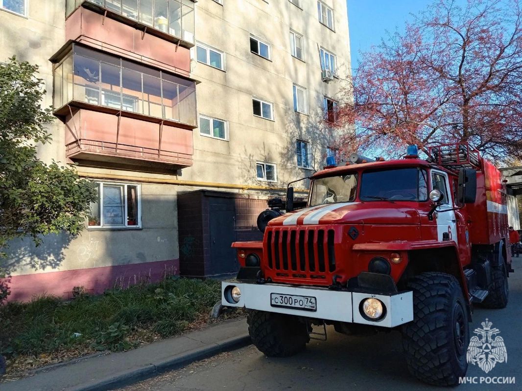 Пожар на балконе вовремя ликвидирован