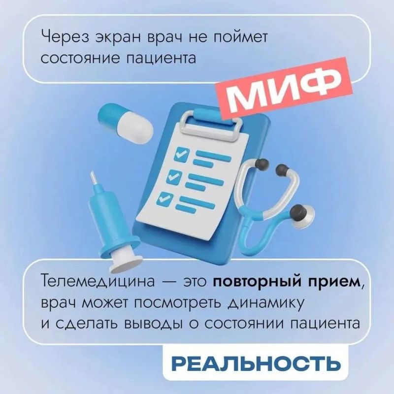 Разбираем главные мифы о телемедицине Разбираем главные мифы о телемедицине