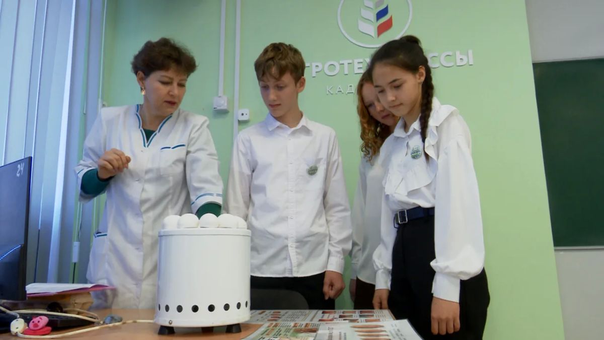 За дверьми школьного кабинета – маленькая ферма