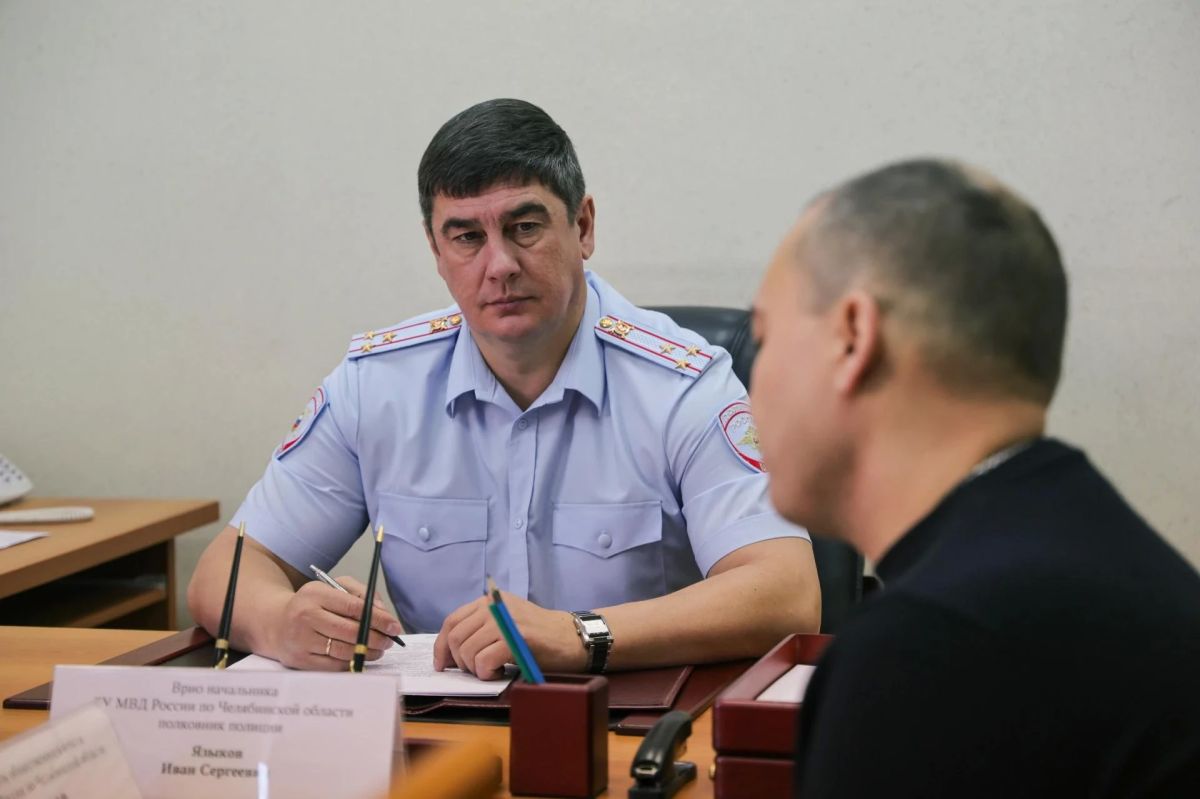 Врио начальника Главка Иван Языков и председатель Общественного совета Владимир Майоров провели прием граждан